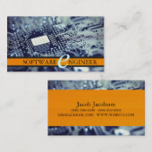 Ingénieur logiciel, Carte de visite informatique (Devant / Derrière)