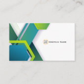 Ingénieur logiciel Carte de visite Vert moderne (Devant)