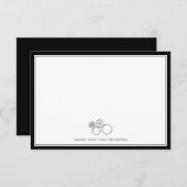 Ingénieur mécanique | Carte de correspondance simp (Devant / Derrière)