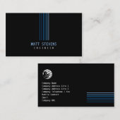 Ingénieur Technique Poutres Bleues Carte de visite (Devant / Derrière)