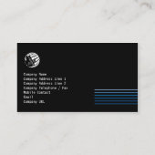 Ingénieur Technique Poutres Bleues Carte de visite (Dos)