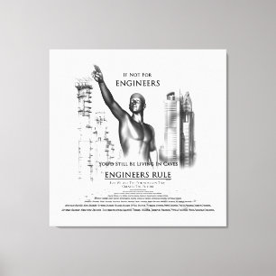 Ingenieurs Regeren Canvas Print