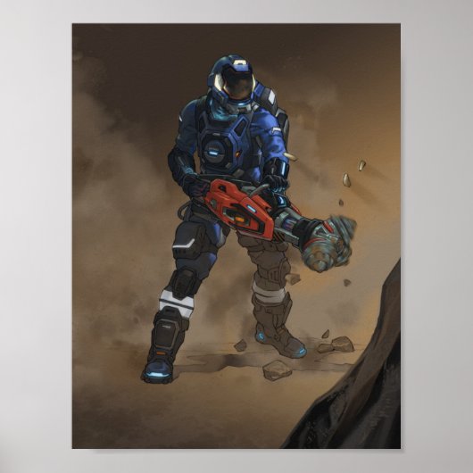 Ingénieurs spatiaux 2 Poster d'exercices (Devant)