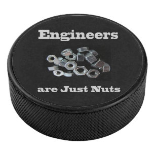 Ingenieurs zijn slechts dun hockey puck