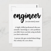 Ingenieursgiften, Ingenieursdefinitie Briefkaart (Voorkant / Achterkant)