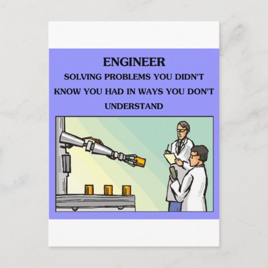 ingenieurskunst briefkaart (Voorkant)