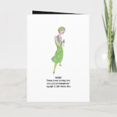 Ingenue Murder Mystery Invitation Kaart (Achterkant)