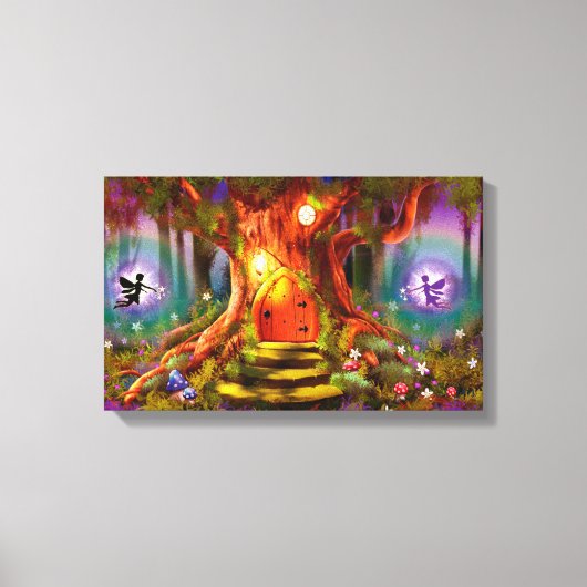 Ingepakt canvas De magische boom (Voorkant)