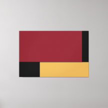 Ingepakt canvas met modern abstract ontwerp