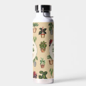 Ingepotte Planten Terracotta Pots Naam Waterfles (Links)