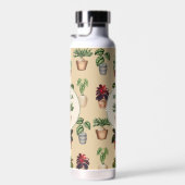 Ingepotte Planten Terracotta Pots Naam Waterfles (Rechts)