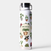 Ingepotte Planten Terracotta Pots Naam Waterfles (Achterkant)