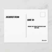 Ingepotte Prickly Pear Cactus met Verjaardag pet Briefkaart (Achterkant)