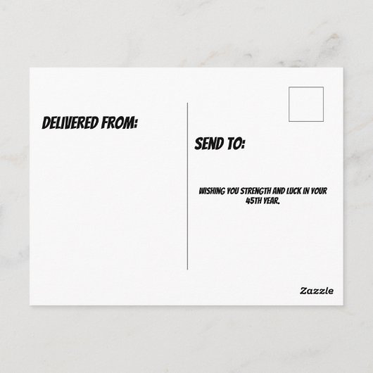 Ingepotte Prickly Pear Cactus met Verjaardag pet Briefkaart (Achterkant)