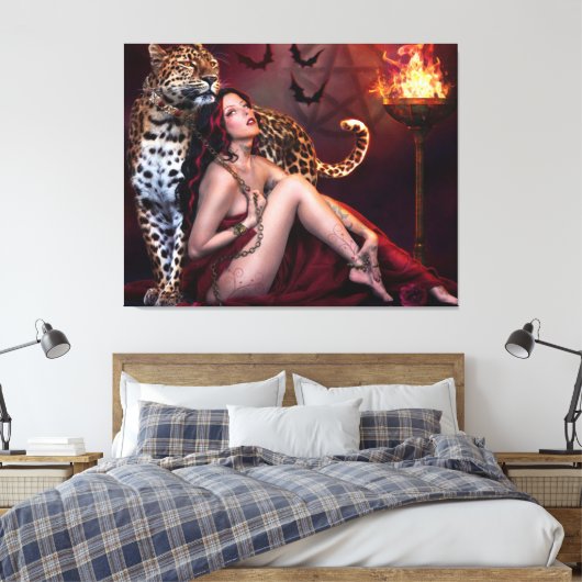 Ingerolde Canvas (Insitu (Slaapkamer))