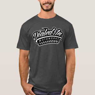Ingeschakeld in aangepaste motorfiets Shirt