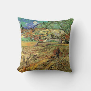 Ingesloten Wheat Field w Peasant door Vincent van  Kussen