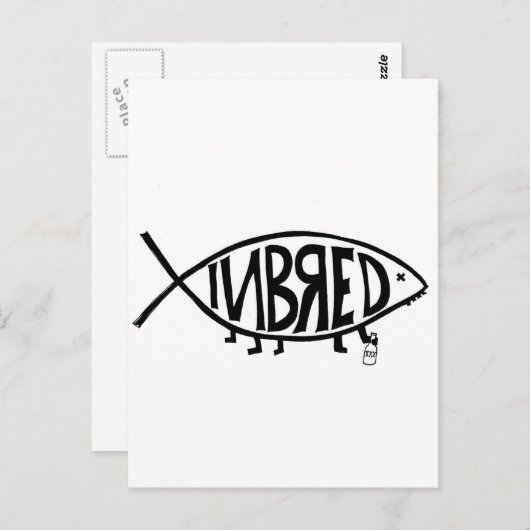 ingeteeld briefkaart (Voorkant / Achterkant)