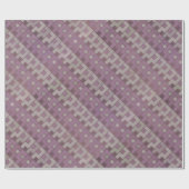 ingetogen rood en bruin cadeaupapier (Vlak)