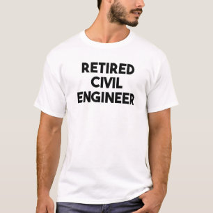 Ingetreerde civiele ingenieur t-shirt