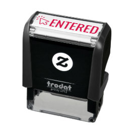 INGEVOERD met de computermuis Zelfinktende Stempel