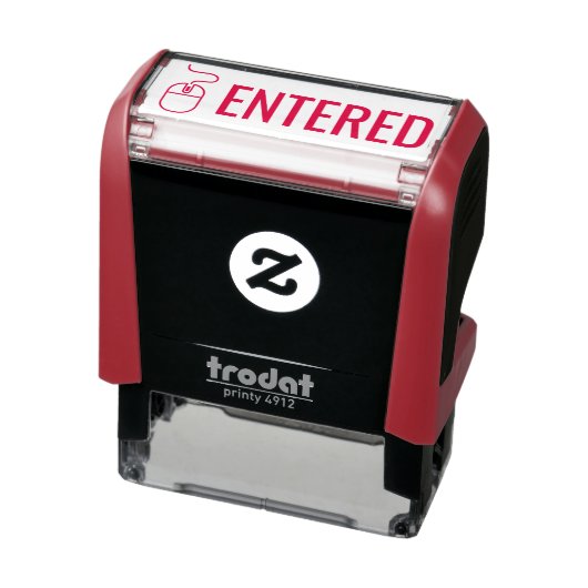 INGEVOERD met de computermuis Zelfinktende Stempel (Product)