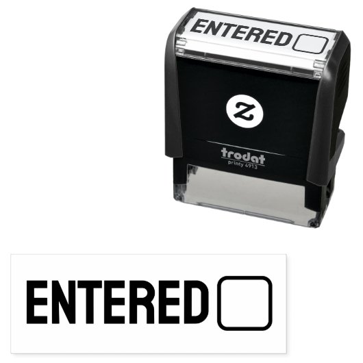 Ingevoerd stempel voor documentverwerking Zelfinkt (In situ)