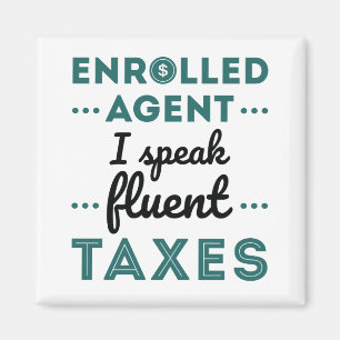Ingewalste Agent I spreekt Fluent Taxes Magneet