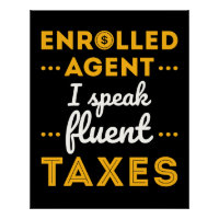 Ingewalste Agent I spreekt Fluent Taxes