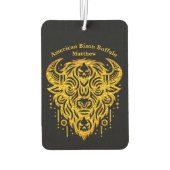 Ingewikkeld bizonontwerp met tribale elementen luchtverfrisser (Achterkant)