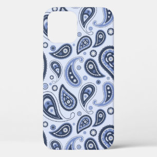 Ingewikkeld bloemmotief met paisleyprintontwerp iPhone 12 pro hoesje