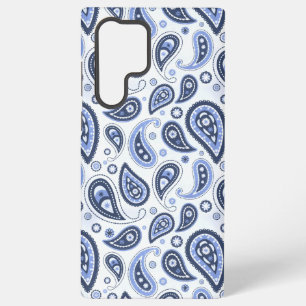 Ingewikkeld bloemmotief met paisleyprintontwerp samsung galaxy hoesje