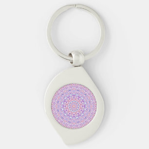 Ingewikkeld Bold Groovy Boho Hippie Abstract Manda Sleutelhanger