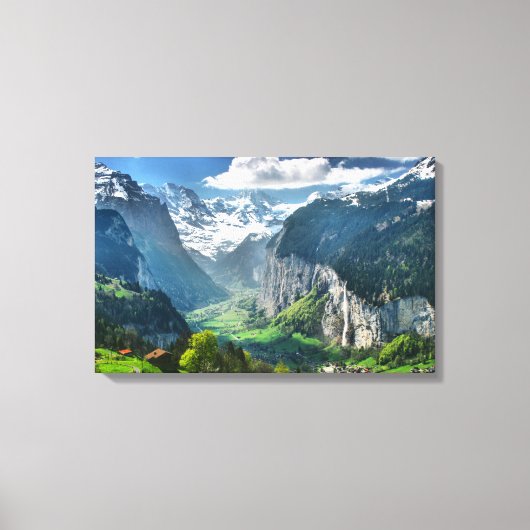 Ingewikkeld Canvas Fine Art Print van Zwitserland (Voorkant)