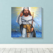 Ingewikkeld Canvas van Zarathustra (Profeet Zoroas Afdruk (Insitu (Houten vloer))