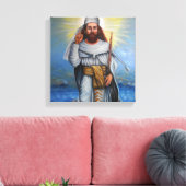 Ingewikkeld Canvas van Zarathustra (Profeet Zoroas Afdruk (Insitu (Woonkamer))