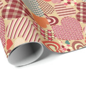 Ingewikkeld geschenk met liefde cadeaupapier (Rol Hoek)