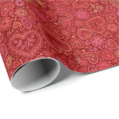 Ingewikkeld geschenk met liefde cadeaupapier (Rol Hoek)