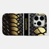 Ingewikkeld patroon van de huid van een slang Case-Mate iPhone case (Achterkant (horizontaal))