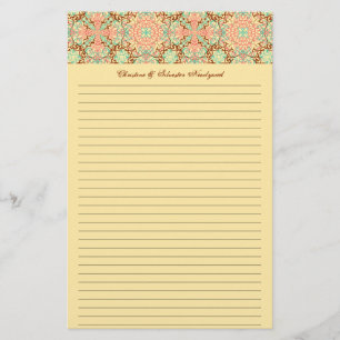 Ingewikkelde arabesk, briefpapier