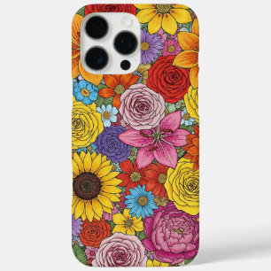 INGEWIKKELDE BLOEMENPRINTS iPhone 16 PRO MAX HOESJE