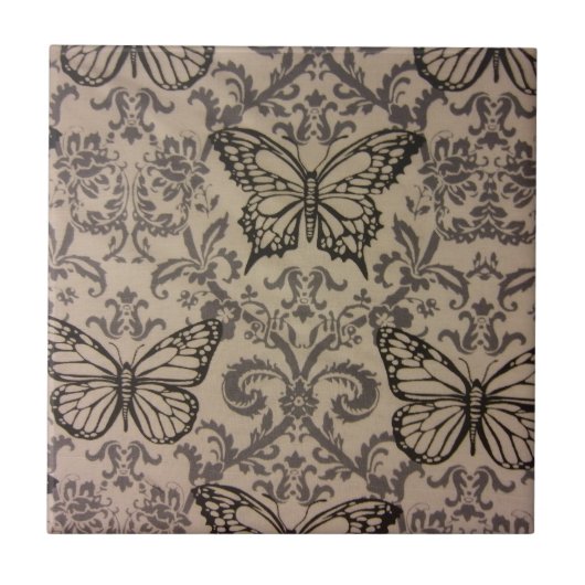 ingewikkelde butterflies tegeltje (Voorkant)