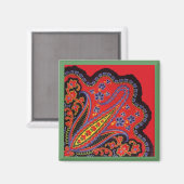 Ingewikkelde Folk-Art Magneten Tool Schilderij Sti (Voorkant / Achterkant)