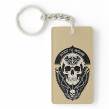 Ingewikkelde gotische schedel illustratie