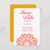 Ingewikkelde instelling save the date (Voorkant / Achterkant)