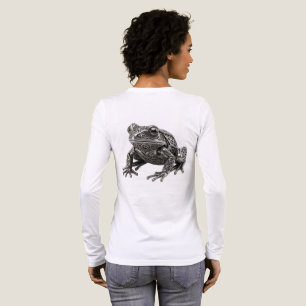 Ingewikkelde Keltische Zilveren Kikker Mechanische Tri-Blend Shirt