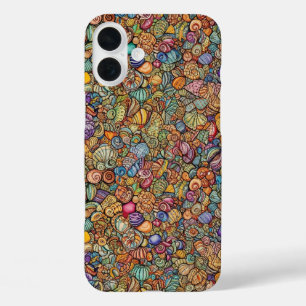 Ingewikkelde Kleine Schelpen iPhone 16 Plus Hoesje