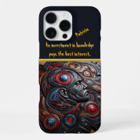 Ingewikkelde lederen kunstwerk met een kosmisch ge
