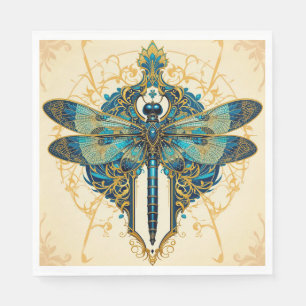 Ingewikkelde Libelle Kunst Servet