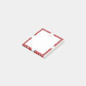 Ingewikkelde liefdesnotities - rood - post het post-it® notes (Schuin)